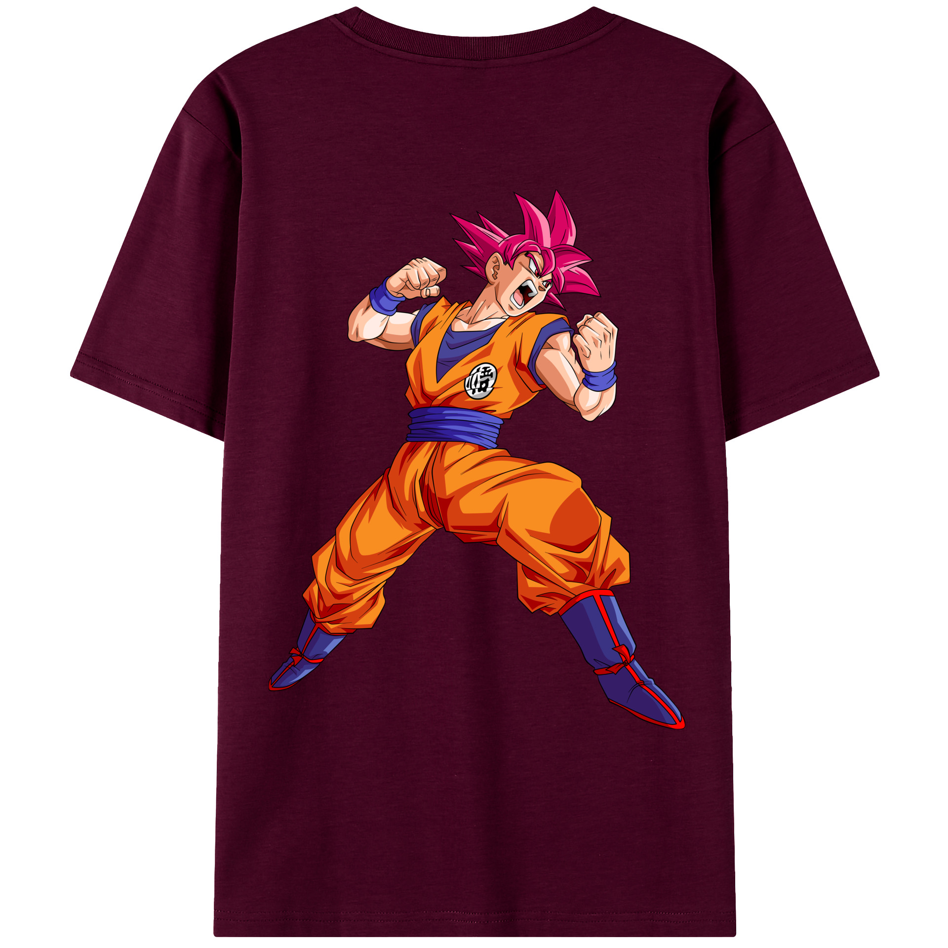 （画像用） ドラゴンボール 孫悟空（そん ごくう）Son Goku カカロット DRAGON BALL Kakarotto レディース半袖Tシャツ(バックプリント)